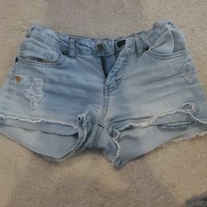 Jean shorts, adjustable